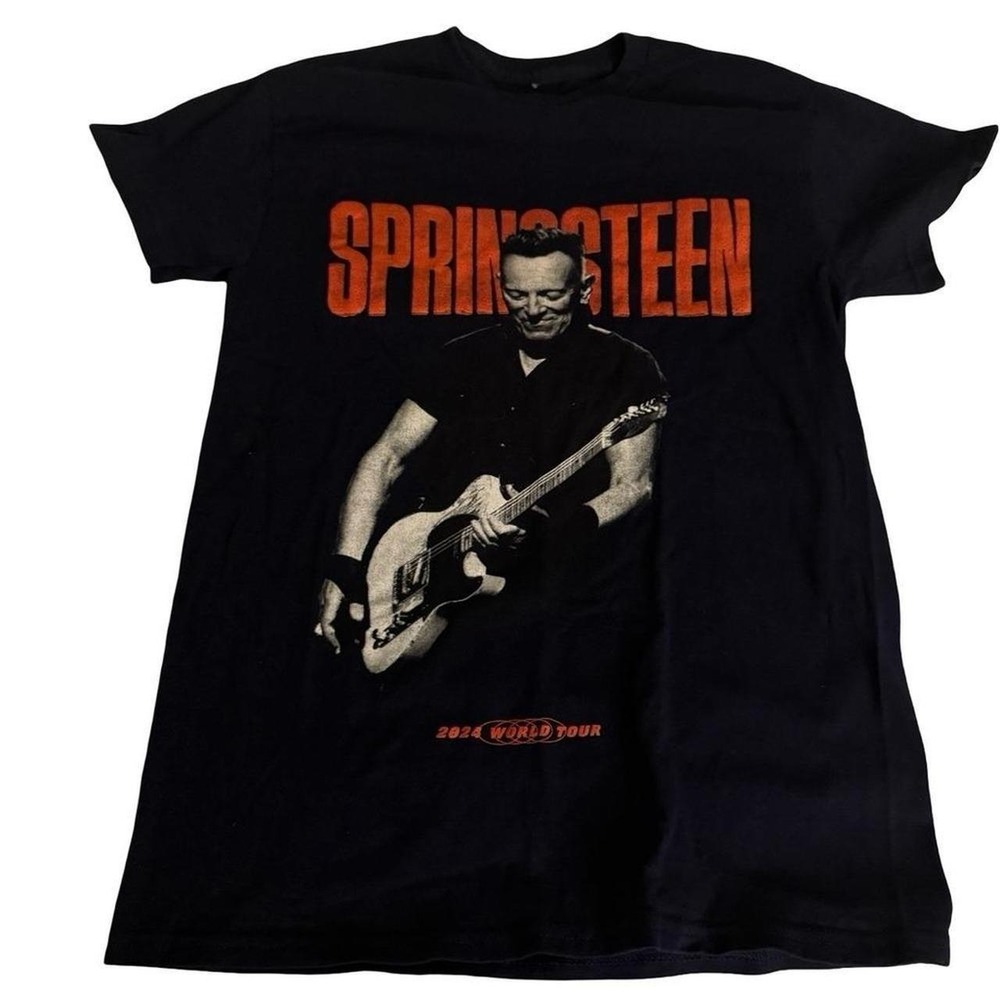 Bruce Springsteen 2024 World Tour Concert T-shirt Black Small E Street Band